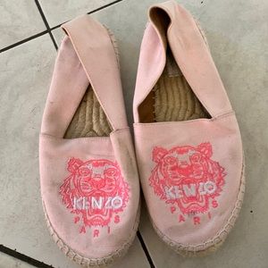 KENZO PARIS pink espadrilles